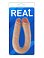 Фаллоимитатор Real Basic двусторонний 46 см