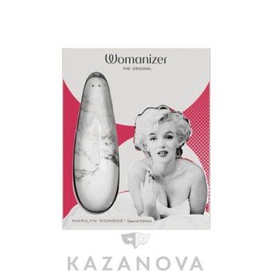 Бесконтактный клиторальный стимулятор Womanizer Original Marilyn Monroe White Marble