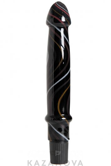 Стеклянный вибратор Sexus коричневый 25 см