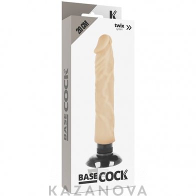 Вибратор Base Cock на присоске 20 см