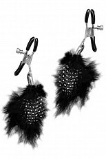 Зажимы на соски с пухом Feather Nipple Clamps