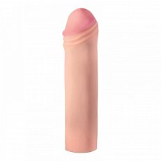 Насадка увеличивающая закрытого типа Lola-Toys из киберкожи 19 см