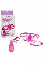 Клиторальный вибратор Venus Butterfly в форме бабочки розовый