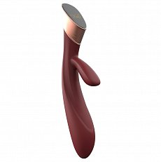 Вибратор многорежимный Viotec Blossom бордовый