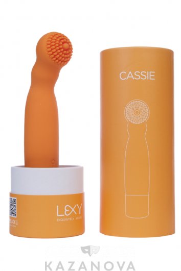 Вибратор Lexy Cassie оранжевый 17 см