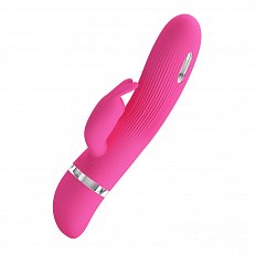Вибратор Pretty Love Ingram с электростимуляцией силиконовый розовый