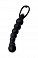 Фото-1 Анальная цепочка A-Toys Vibro Anal Beads с вибрацией из медицинского силикона черная 25,2 см