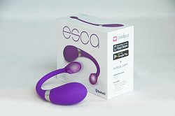 Виброяйцо KIIROO OhMiBod Esca интерактивное из силикона фиолетовое