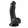 Фаллоимитатор EasyToys Realistic Dildo реалистичный черный 15 см