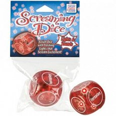 Кубик игровой "Screaming Dice" красный