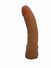 Насадка для страпона LoveToy реалистичная телесная 18 см 300