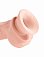Фото-5 Фаллоимитатор King Cock Plus Soft Skin реалистичный на присоске телесный 24 см