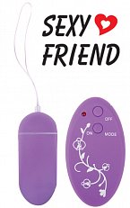 Виброяйцо Sexy Friend с дистанционным управлением фиолетовое