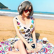 Реалистичная кукла из киберкожи с подвижным каркасом 158 см 5316