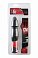 Вибратор ToyFa Black&Red рельефный черный 17 см
