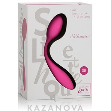 Вибратор Silhouette S8 розовый для вагинально-клиторальной стимуляции