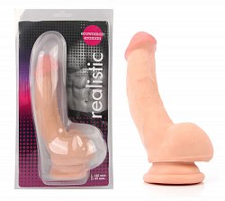 Фаллоимитатор EroWoman Realistic реалистичный на присоске 18,5 см