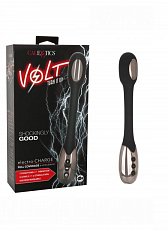 Вибратор Volt Electro Charge с электростимуляцией черный