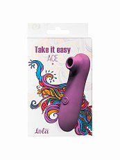 Вакуум-волновой бесконтактный стимулятор клитора Take It Easy Ace фиолетовый