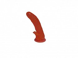 Фаллоимитатор на присоске с киторальным стимулятором LoveToy 21,5 см 200