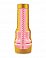 Фото-1 Мастурбатор Fleshlight Gold Stamina из киберкожи в колбе-корпусе