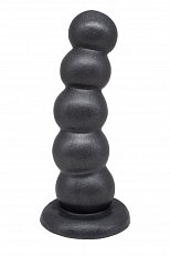 Насадка для страпона LoveToy Platinum 24 см серая 700