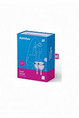 Менструальные чаши Satisfyer Feel Good из силикона лиловые 2 шт.