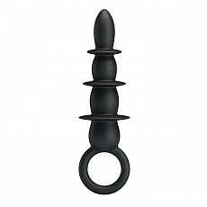 Анальная втулка Pretty Love Special Anal Stimulation из силикона чёрная