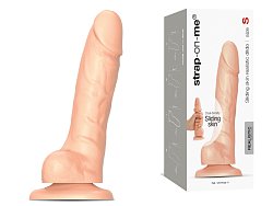 Фаллоимитатор STRAP-ON-ME Sliding skin S телесный