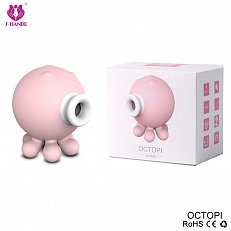 Вакуум-волновой бесконтактный стимулятор клитора S-Hande Octopi розовый