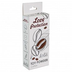 Пудра для игрушек Love Protection с ароматом кофе 15 г