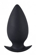 Анальный плаг Booty beau large из силикона черный