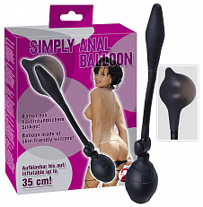 Анальный расширитель Simply Anal Balloon черный