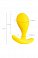 Фото-5 Анальная втулка ToyFa ToDo Blob из силикона желтая