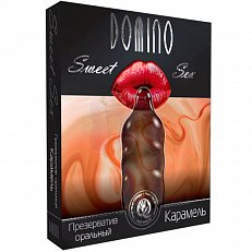 Презервативы оральные с ароматом карамели Domino Sweet Sex 3 шт