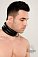 Фото-1 Ошейник Maskulo Armored черный с кольцом