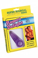 Кольцо стимуляции для клитора Romeo Delight пурпурное
