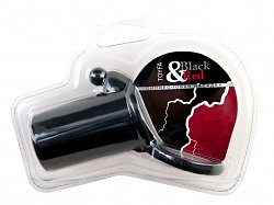 Насадка Black&Red с клиторальным стимулятором черная