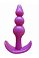 Фото-1 Анальная втулка рельефная Jelly Pleasure Beads гелевая
