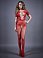 Костюм-сетка Le Frivole Costumes с коротким рукавом, узором и вырезом