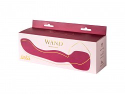 Вибромассажер Lola Games Wand многорежимный с подогревом красный