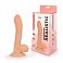Фаллоимитатор EroWoman Realistic телесный реалистичный с мошонкой на присоске 18,5 см
