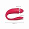 Фото-2 Вибратор для пары WE-VIBE Special Edition на батарейках красный