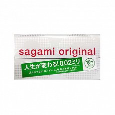 Презервативы полиуретановые сверхтонкие SAGAMI Original 0,02 10 шт.