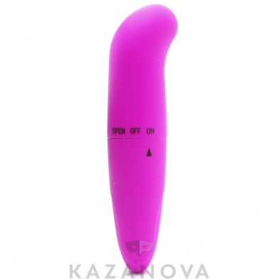 Вибратор G-Spot пластиковый розовый