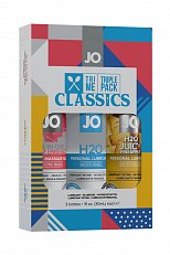 Набор любрикантов: JO H2O Original, JO Flavored Juicy Pineapple, JO All-In-One 3шт по 30 мл
