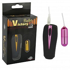 Виброяйцо Victory розовое с выносным пультом