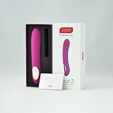 Вибратор KIIROO Pearl 2 интерактивный из силикона фиолетовый