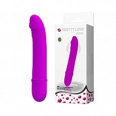 Минивибратор Pretty Love Beck из силикона фиолетовый