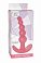Фото-2 Анальная втулка Lola Toys First Time Bubbles Anal Plug силиконовая розовая